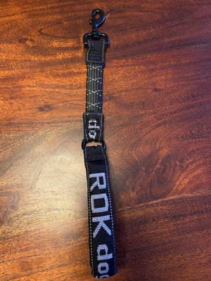 16 inch control dog leash for close handling and training with durable woven strap.