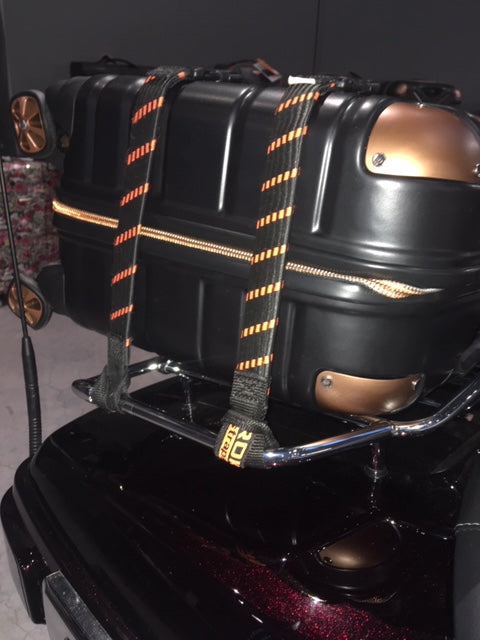 Large Adjustable Rock Starp Motorcycle Luggage Tie Down